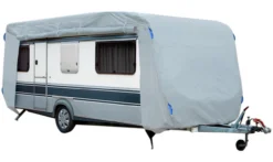 Abdeckplane für Wohnwagen Größe M 550 x 250 x 220 cm