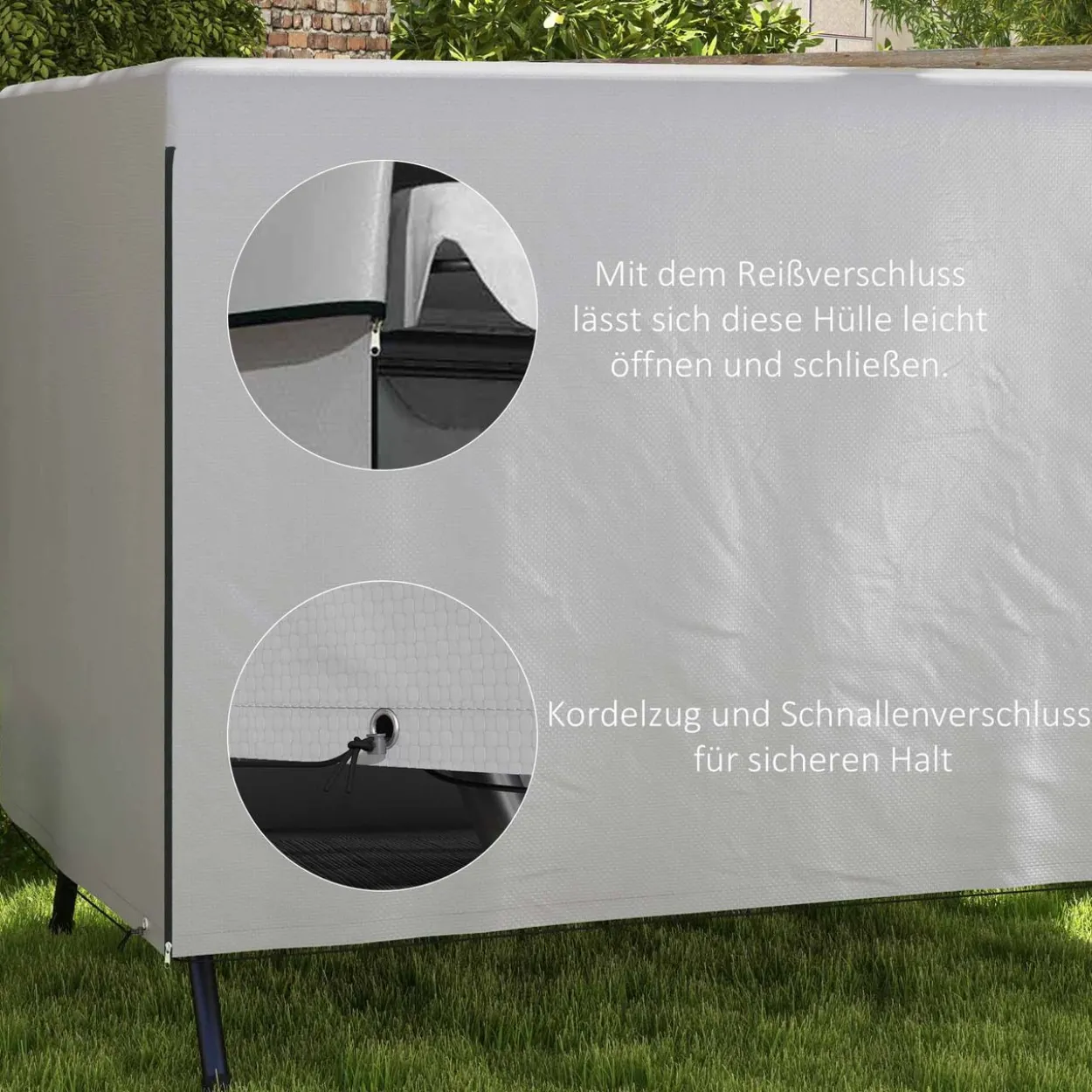 Abdeckung Schutzhülle Abdeckplane Regenschutz UV-Schutz Gartenmöbel