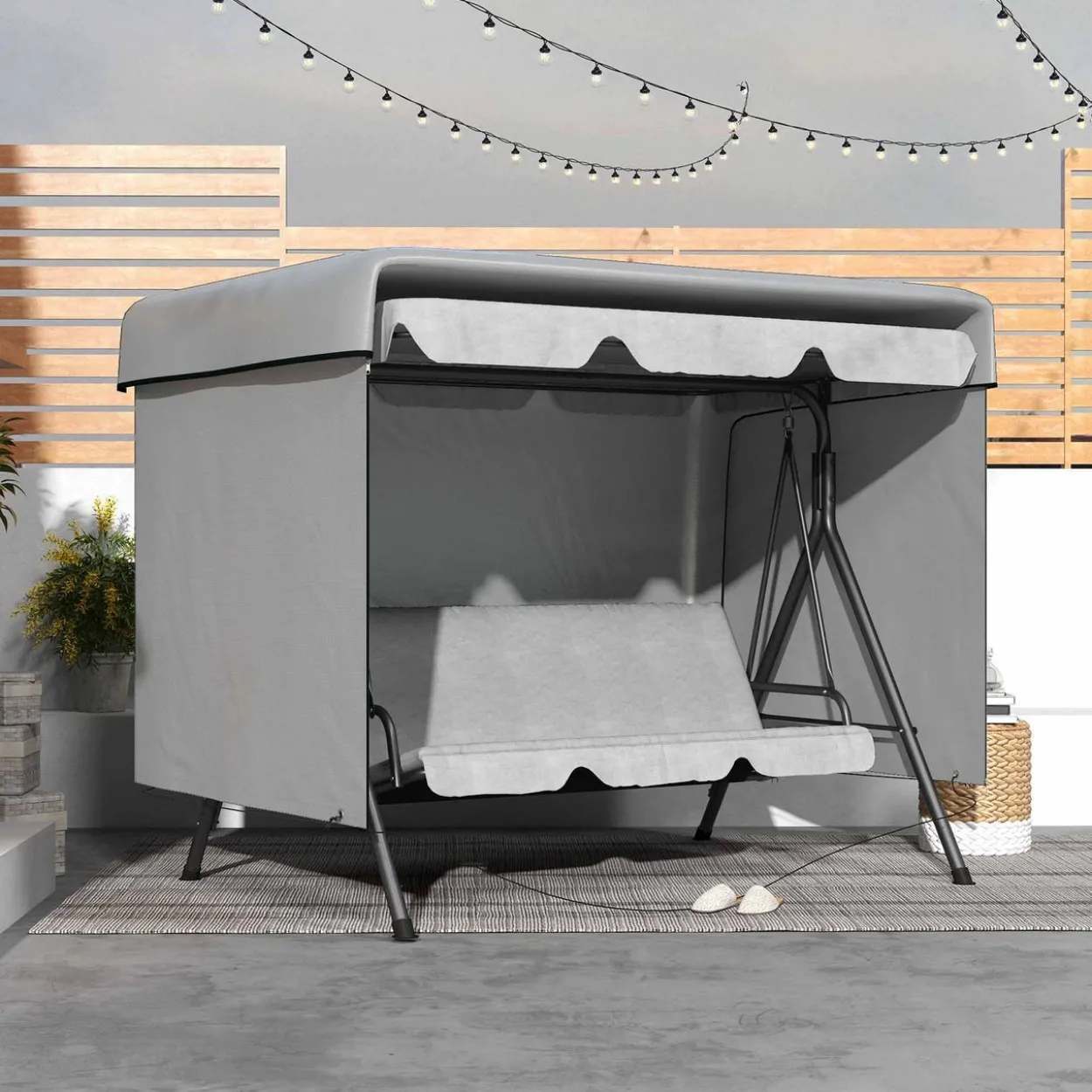Abdeckung Schutzhülle Abdeckplane Regenschutz UV-Schutz Gartenmöbel