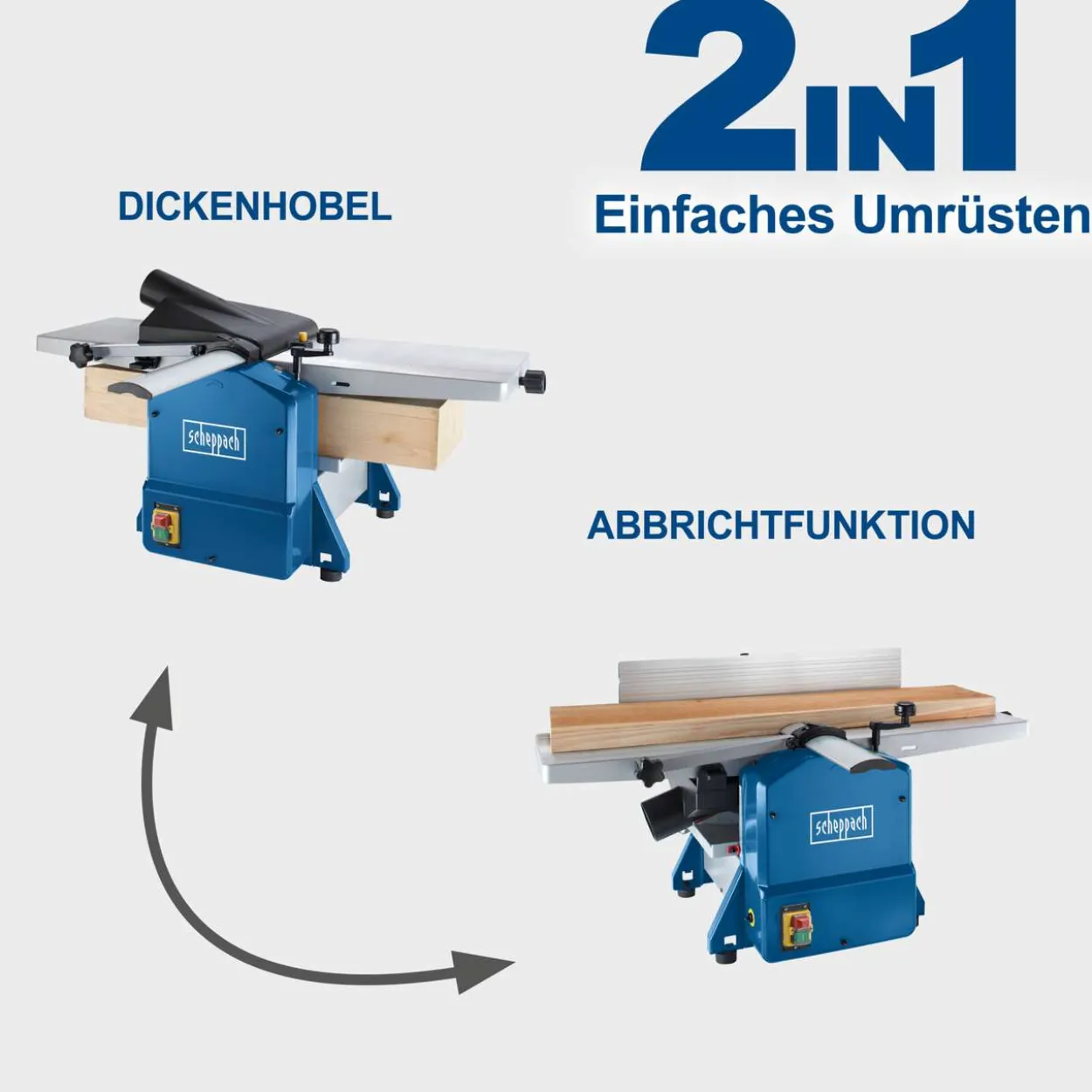 Abricht- und Dickenhobelmaschine HMS1070