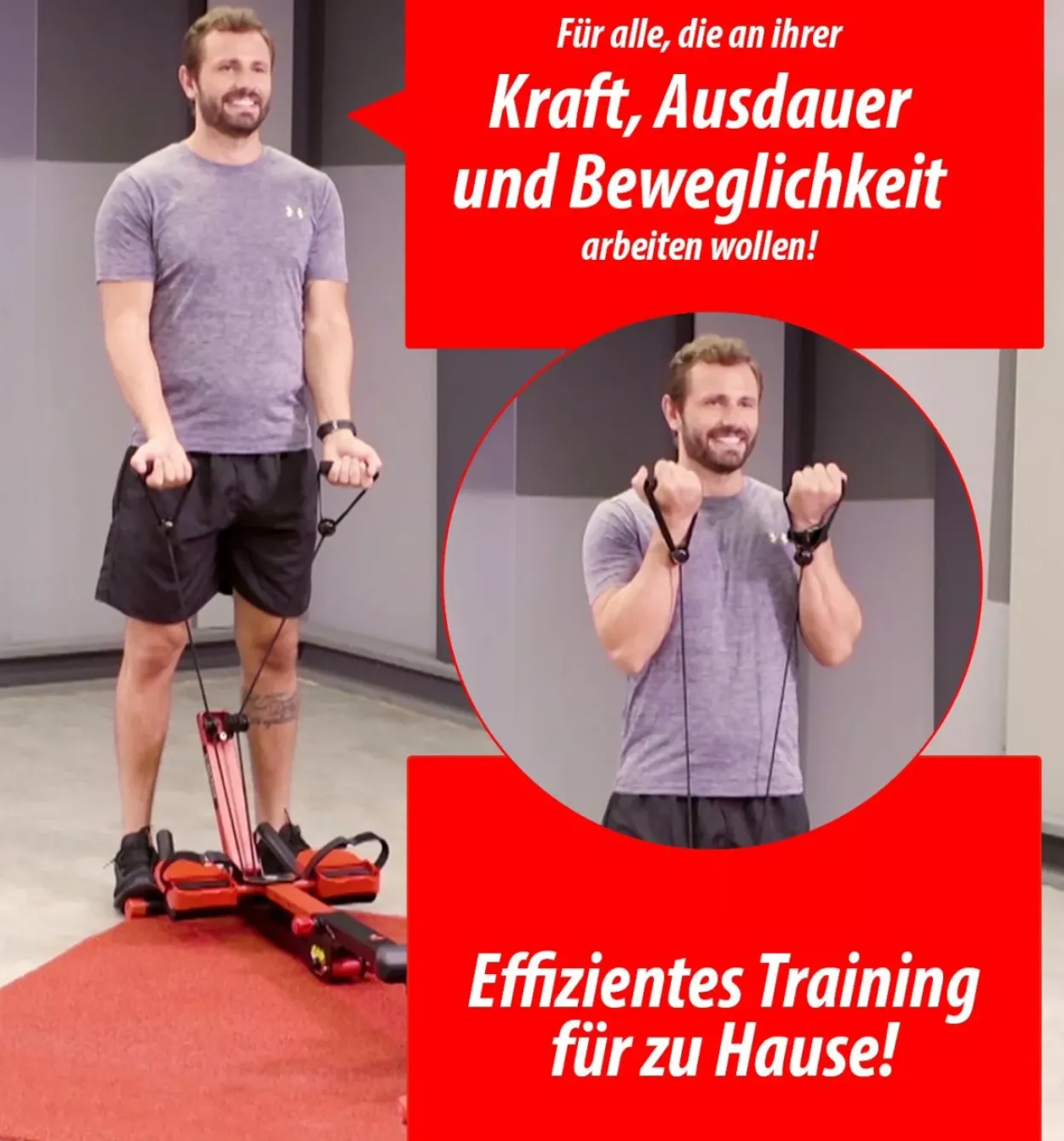 AbRowing Rudergerät & Bauchtrainer