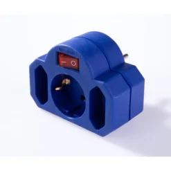 Abschaltbarer Zwischenstecker - Blau