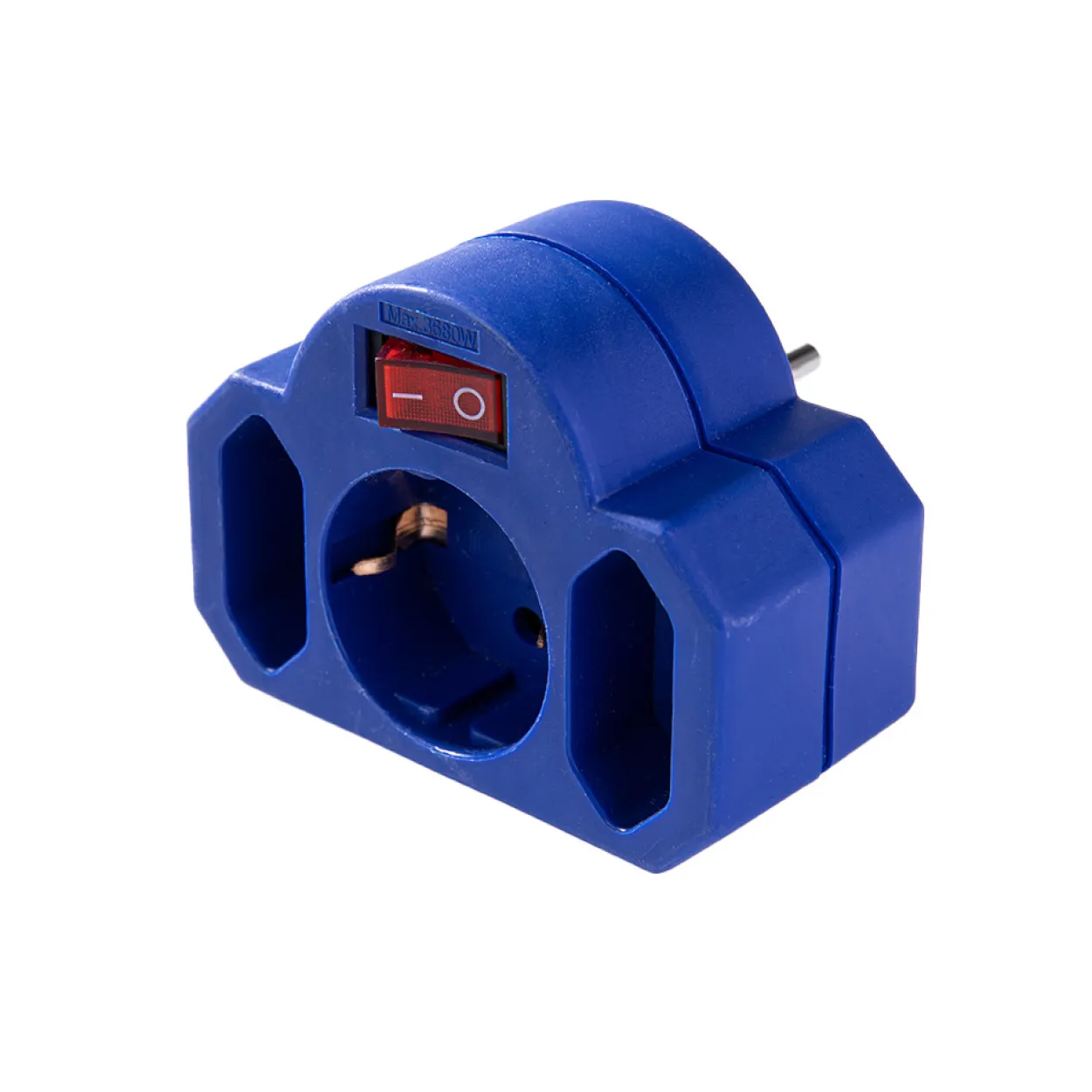 Abschaltbarer Zwischenstecker - Blau