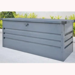 abschließbare Megabox XXL 600 Liter anthrazitgrau