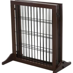 Absperrgitter für Hunde Kiefernholz Braun 185 x 36 x 71 cm