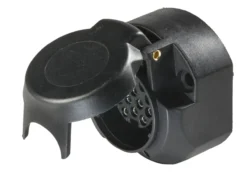 Adapter Anhängerkupplung mit Klappdeckel zum anschrauben IP44