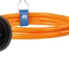 Adapterkabel 1,5 m CEE Stecker mit Spannungsanzeige auf Französiche NF Kupplung, Außenbereich IP44