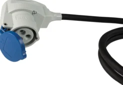 Adapterleitung 1,5 m Schukostecker auf CEE Kupplung, Außenbereich IP44