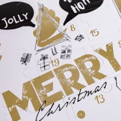 Adventskalender Dekorativkosmetik GOLD in buchförmiger Box