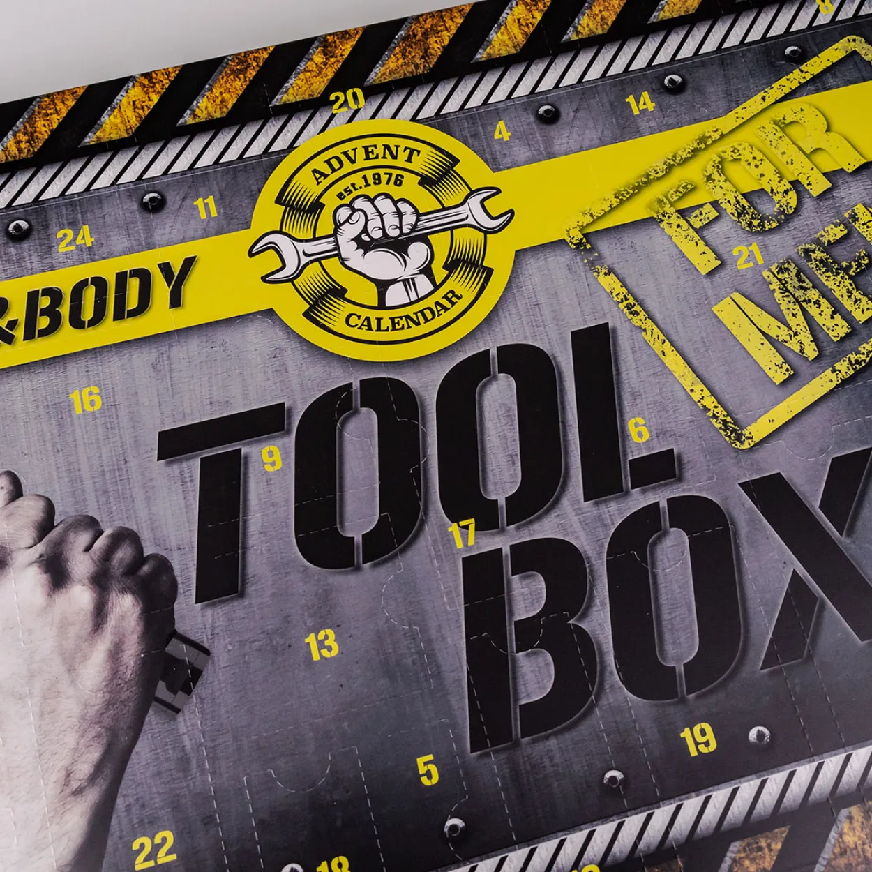 Adventskalender FOR MEN - BATH & BODY TOOLS in Box