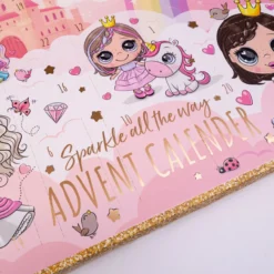 Adventskalender LITTLE PRINCESS in diamantförmiger Box