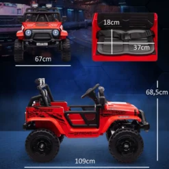 AIYAPLAY Elektro Kinderauto, Geländewagen mit 2,4G Fernbedienung, 3-5 km/h