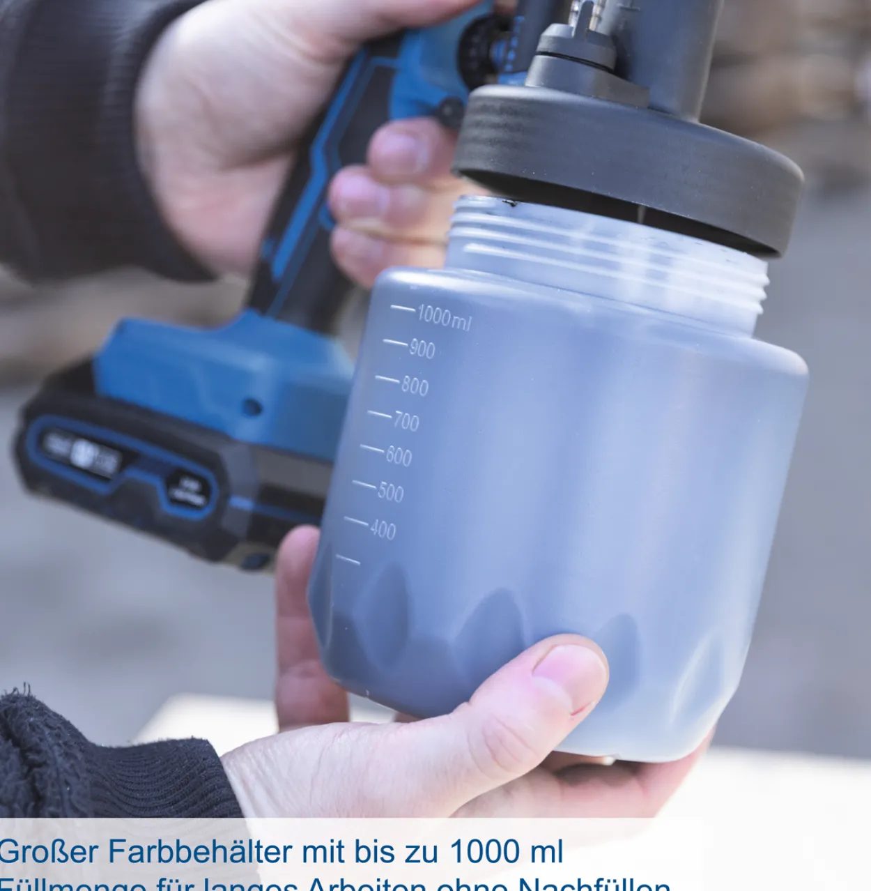 Akku-Farbsprühsystem C-APS700-X - Set S