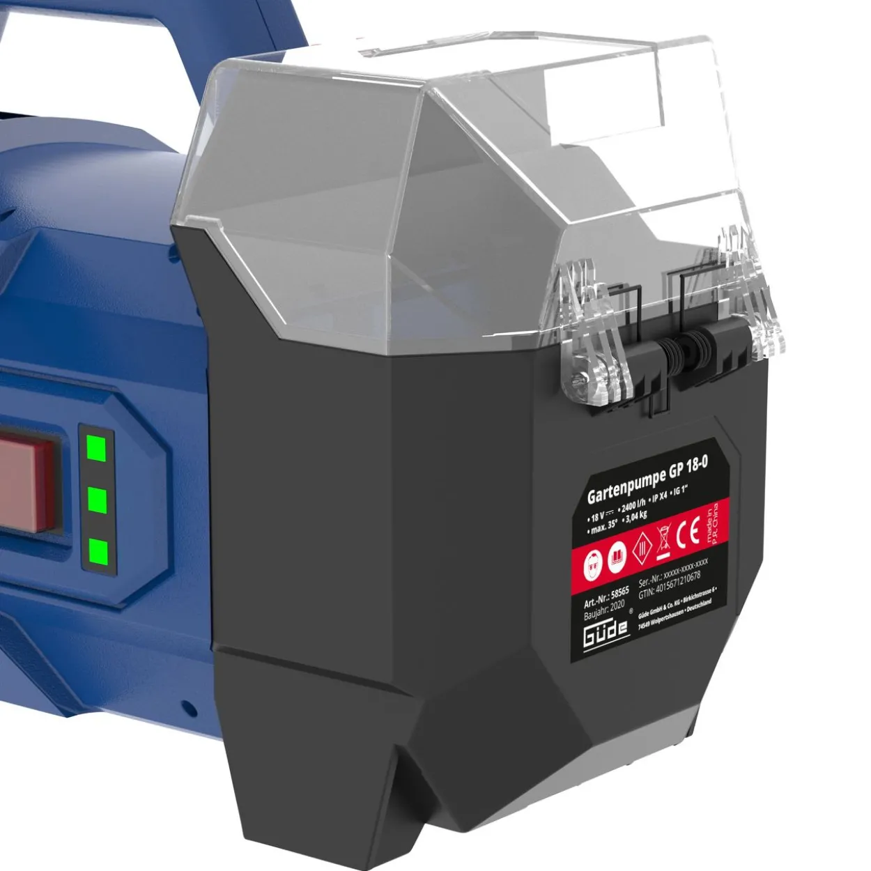 Akku Gartenpumpe GP 18-401-30