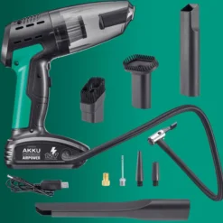 Akku-Handstaubsauger 11,1V schwarz/grün