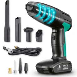 Akku-Handstaubsauger 11,1V schwarz/grün