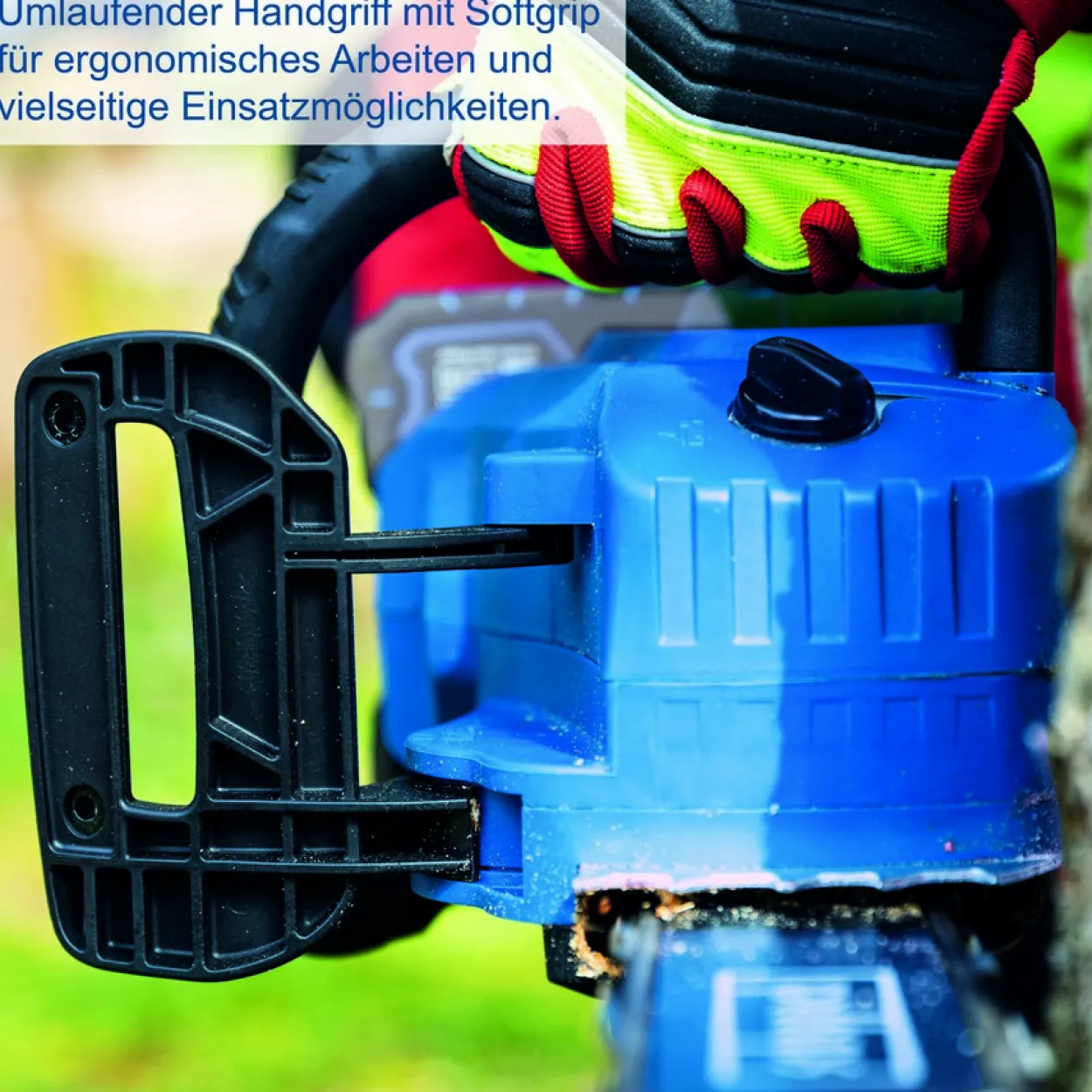 Akku-Kettensäge 40 V "brushless BC-CS355Duo-X – SET L2" Inklusive 2 x 20 V Akkus und Doppelladegerät