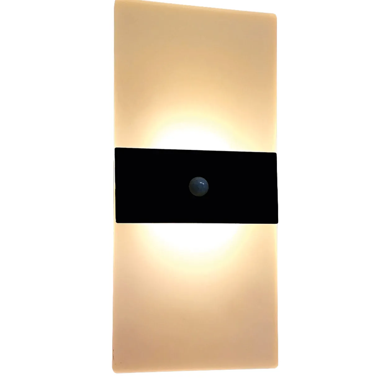 Akku-LED-Sensorwandleuchte - Eckig