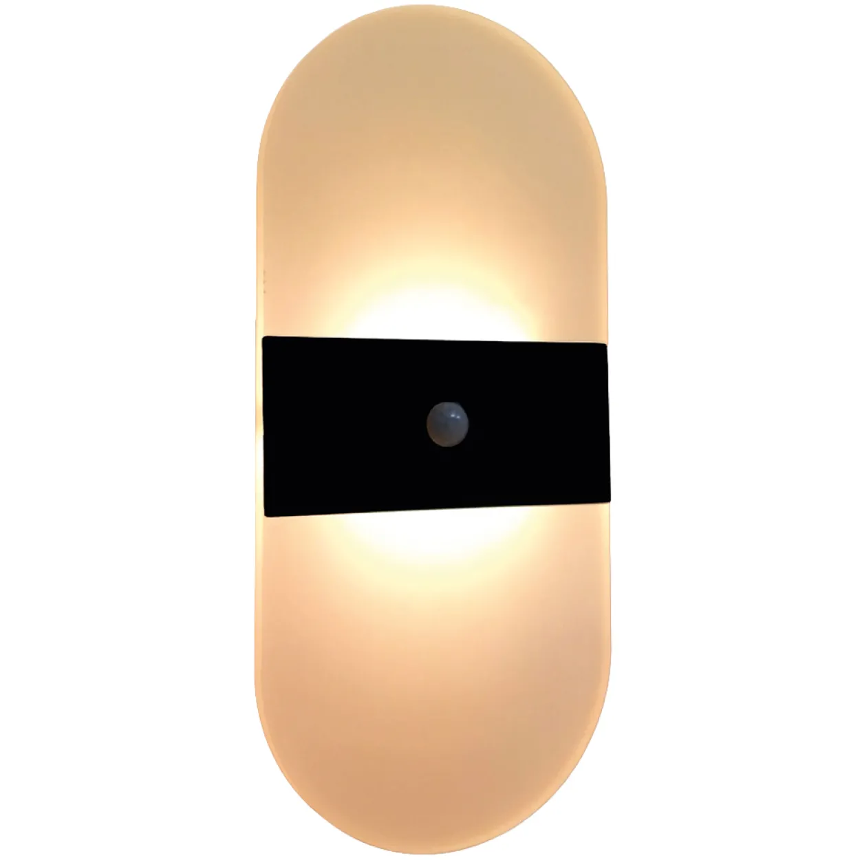 Akku-LED-Sensorwandleuchte - Oval