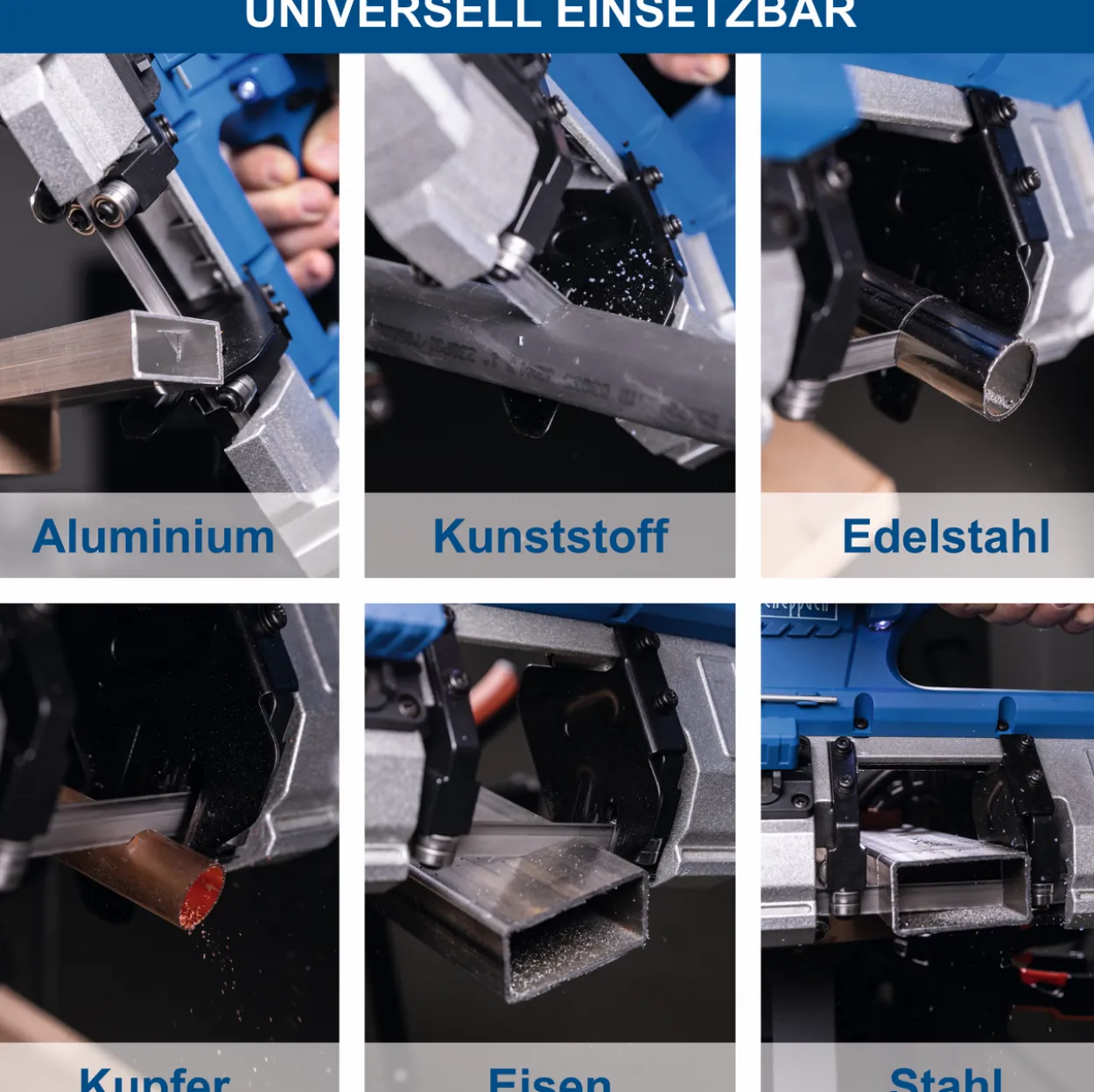 Akku Metallbandsäge C-MBS635-X - Set S