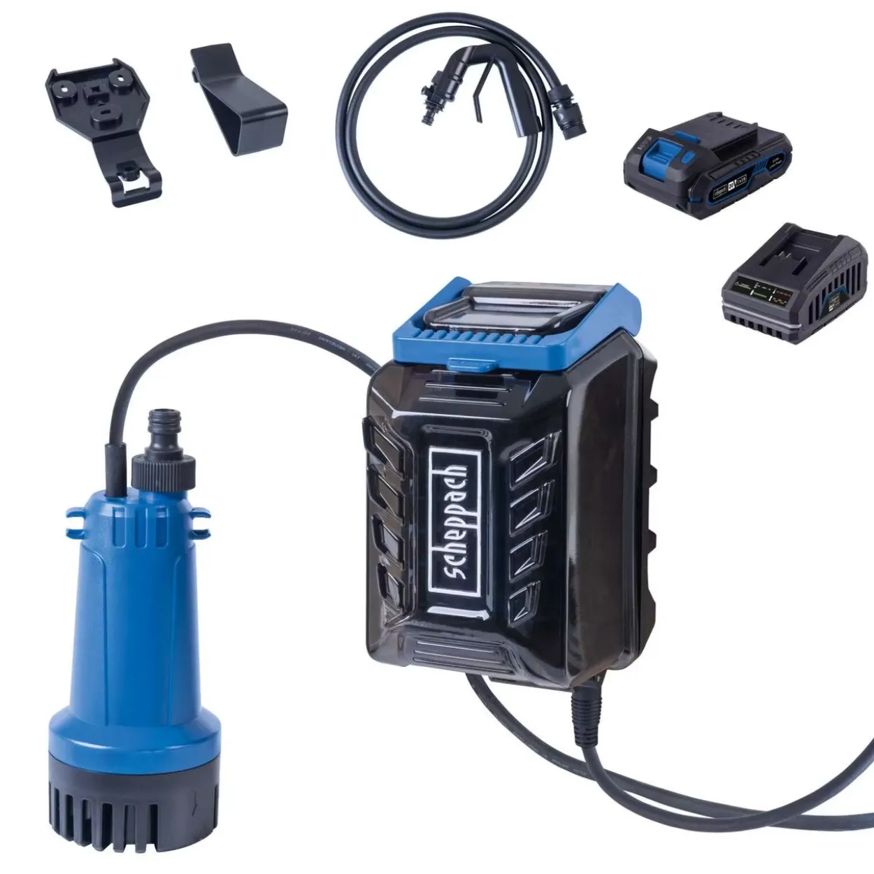 Akku-Regenfasspumpe 20V C-RBP2000-X – SET S