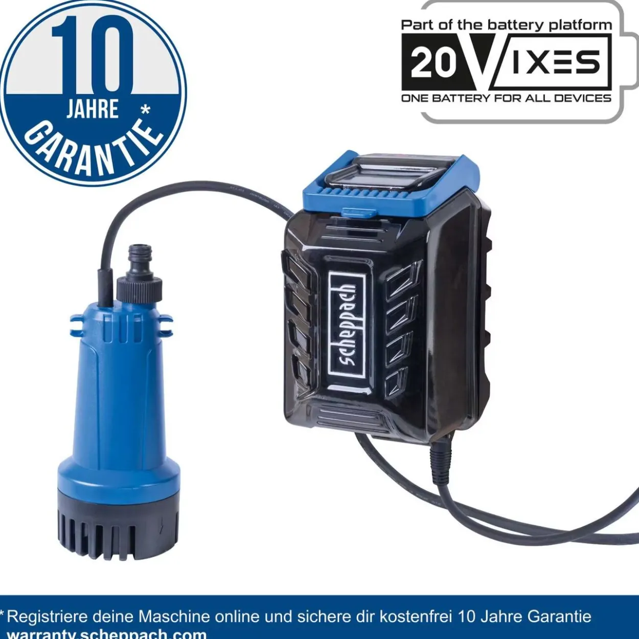 Akku-Regenfasspumpe 20V C-RBP2000-X – SET S