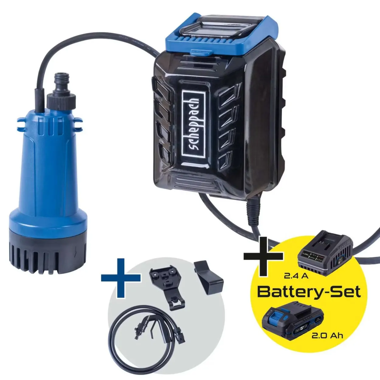 Akku-Regenfasspumpe 20V C-RBP2000-X – SET S