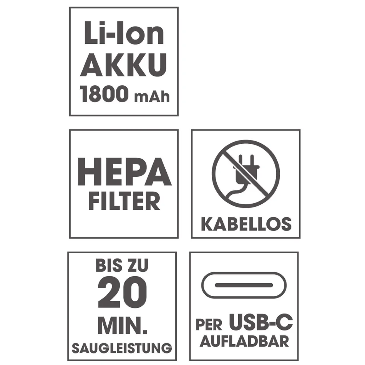 Akkusauger 3 in 1