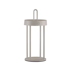 Akku Tischleuchte ANSELM, 1x LED-Board/1,50Watt/2700Kelvin, IP44, Greige