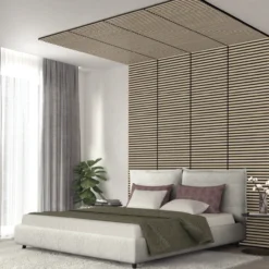 Akustikpaneel Eiche Natur, 4 Stk à 600×600×21,5 mm/1,44m² – Holzoptik