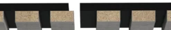 Akustikpaneel Matt Hell-Silber, 3-seitig, 4 Stk à 600×600×21,5 mm/1,44m² – Wolkenoptik