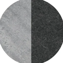 Akustikpaneel Rechteckig Matt-Steingrau, 4 Stk à 1141×525×15 mm/2,40m² – Marmoroptik