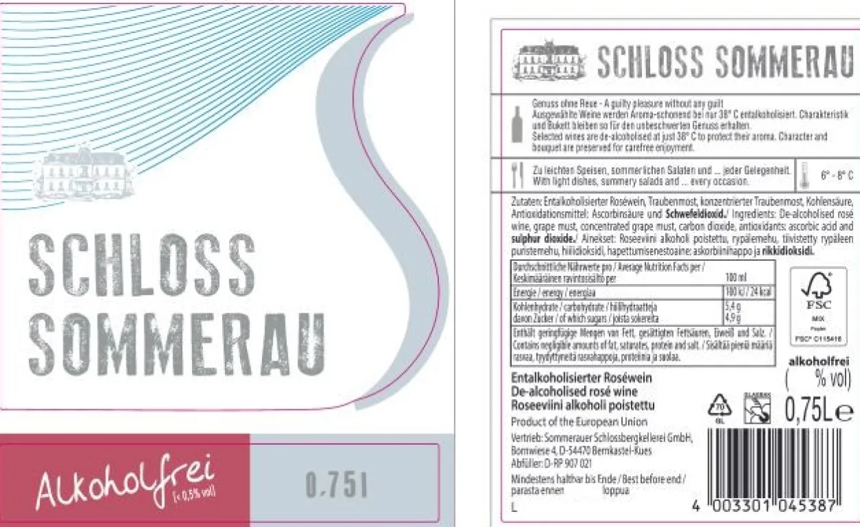alkoholfreier Roséwein 0,75l