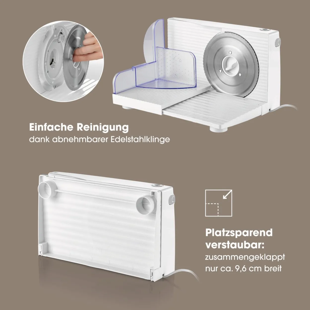 Allesschneider 150W weiß
