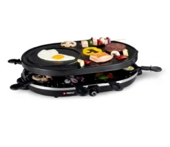 Alpina Raclettegrill, 1200 Watt, Schwarz