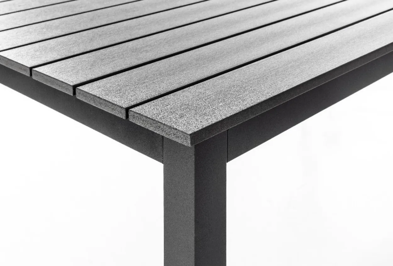 Alu-Gartentisch "Genua", Grau-Anthrazit SE