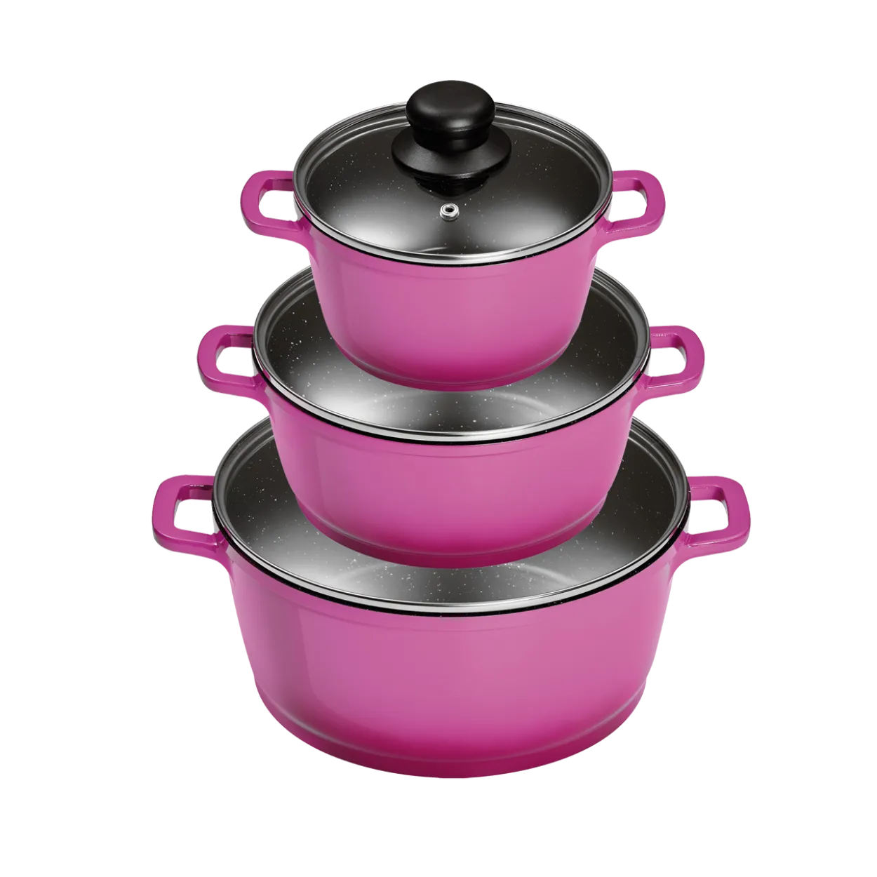 Aluguss Kochtopfset 3/6-teilig BERRY