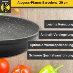 Aluguss Pfanne BARCELONA, 20 cm