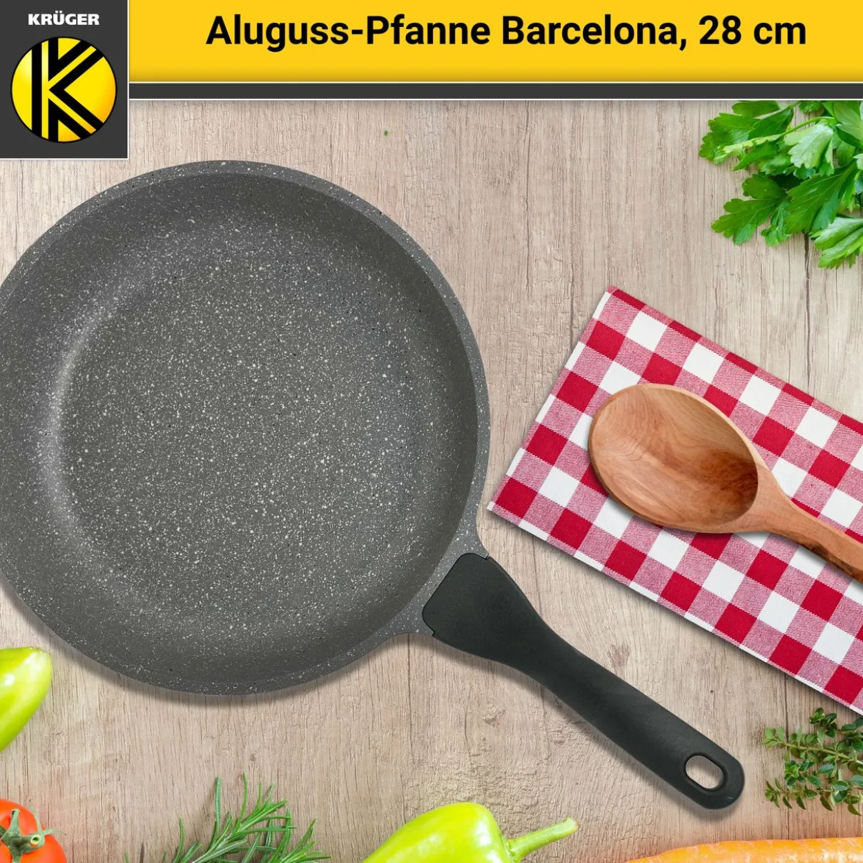 Aluguss Pfanne BARCELONA, 28cm