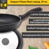 Aluguss Pfanne flach LEIPZIG, 20 cm