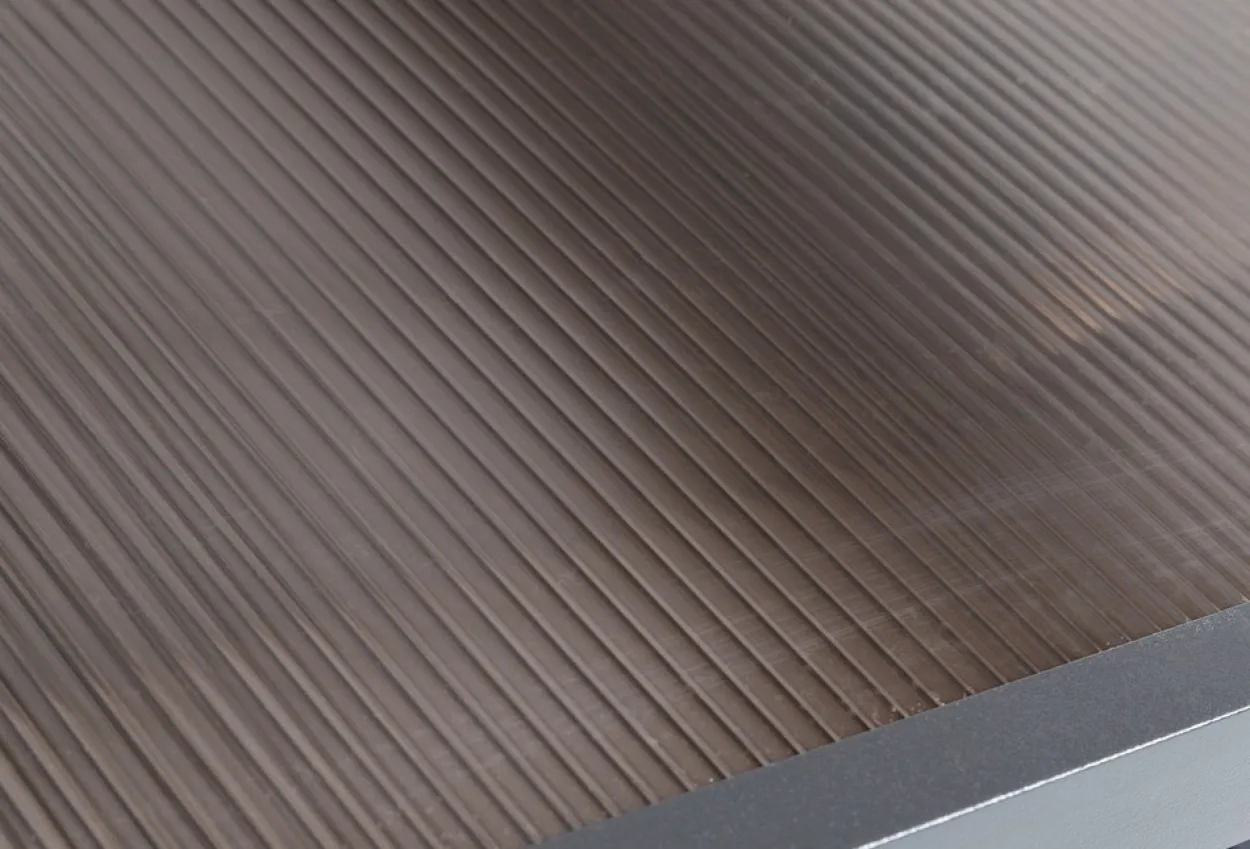 Aluminium Pavillon, ca.2,95 x 3,95 x 2,65 m - Dunkelgrau