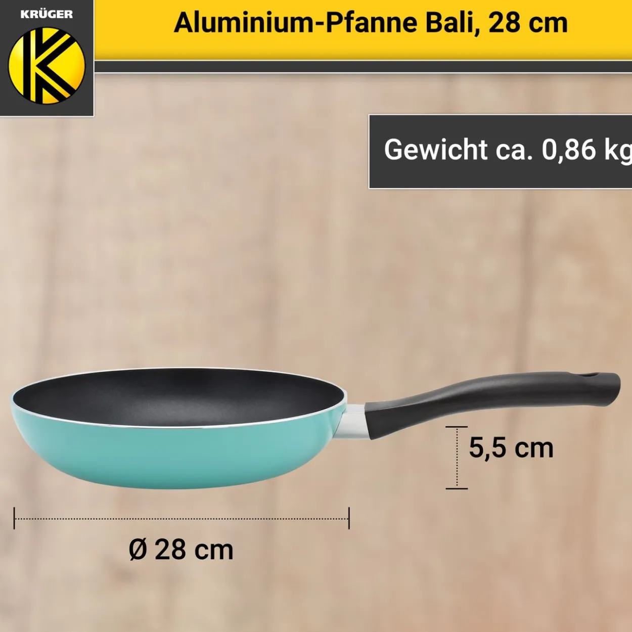 Aluminium Pfanne Bali, 28 cm