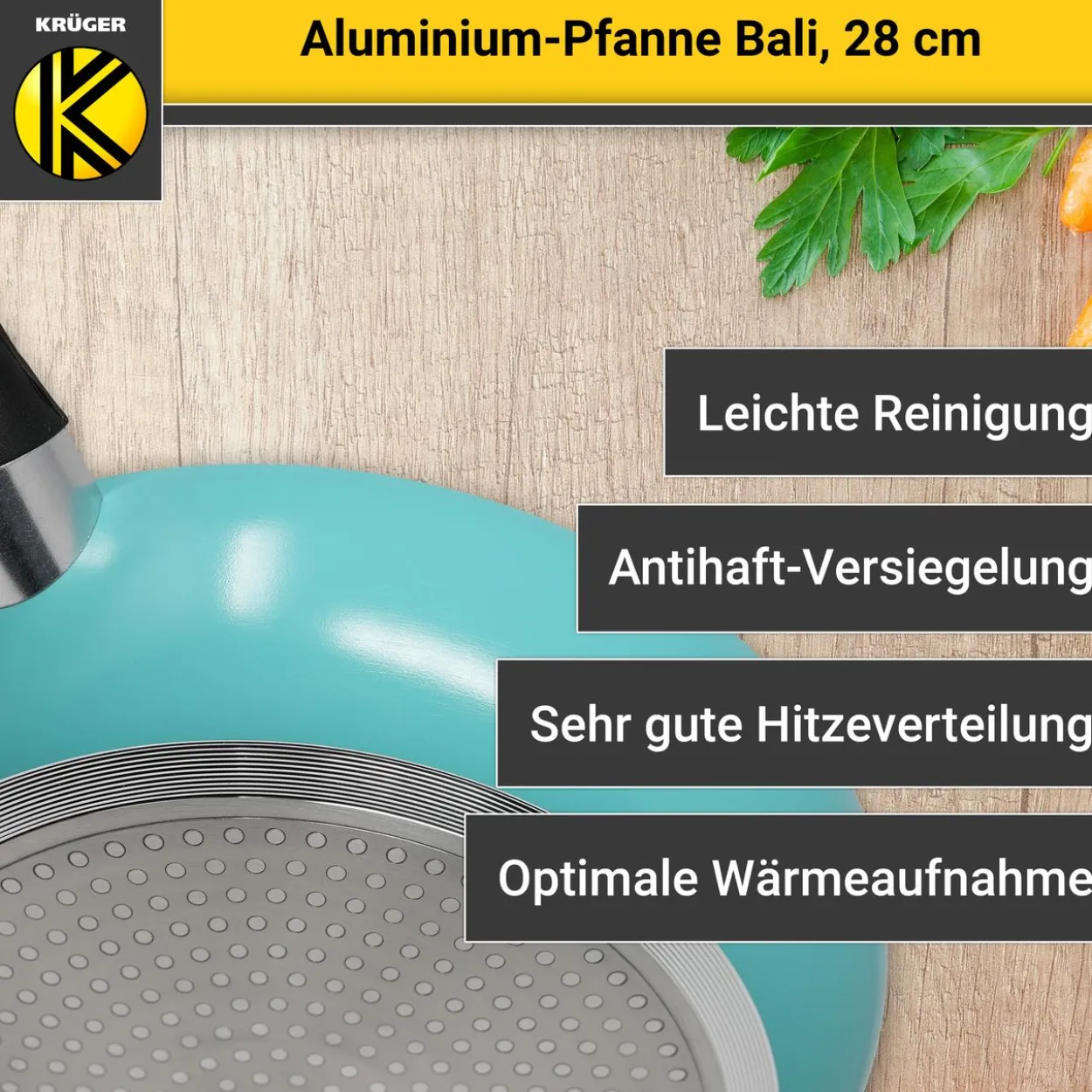 Aluminium Pfanne Bali, 28 cm