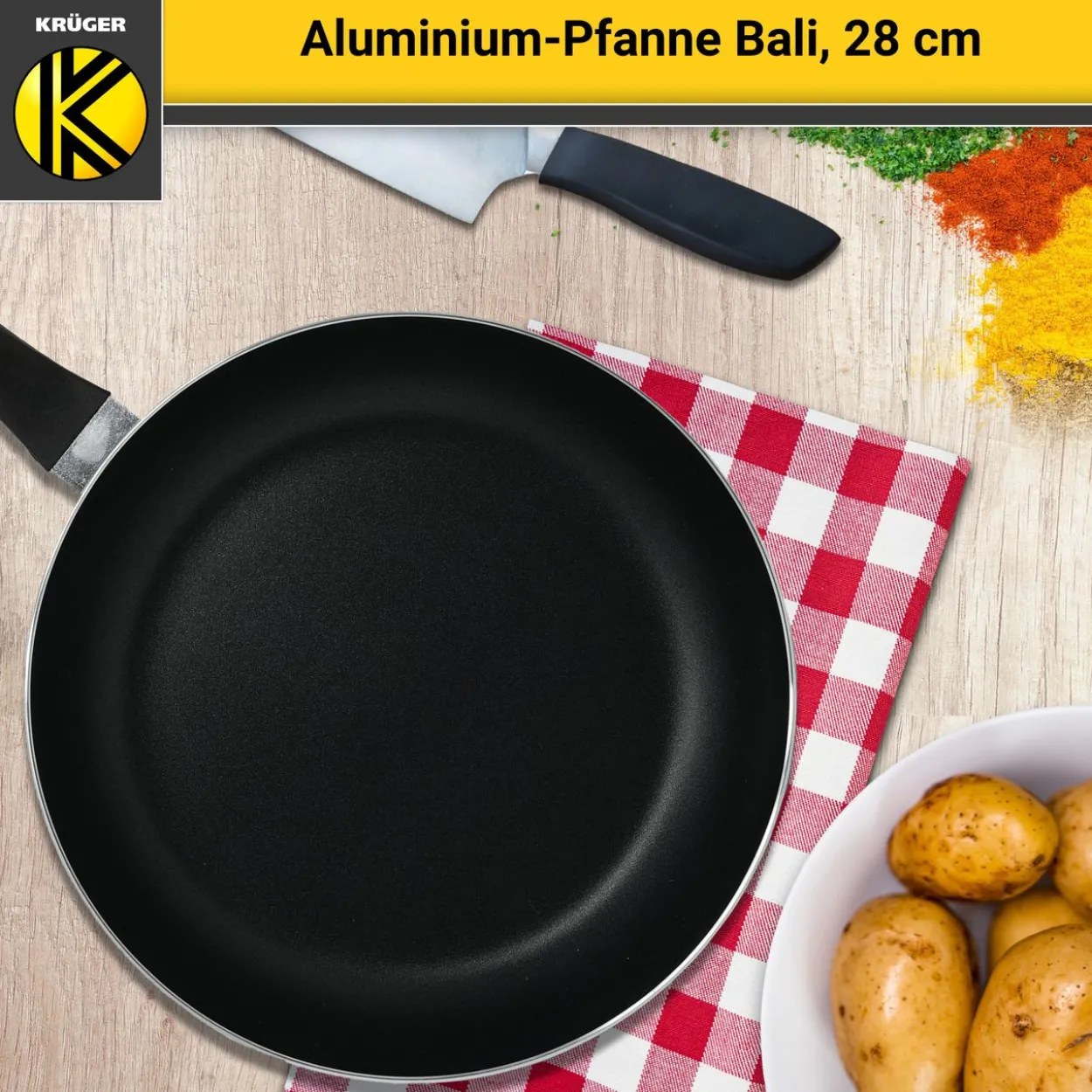 Aluminium Pfanne Bali, 28 cm