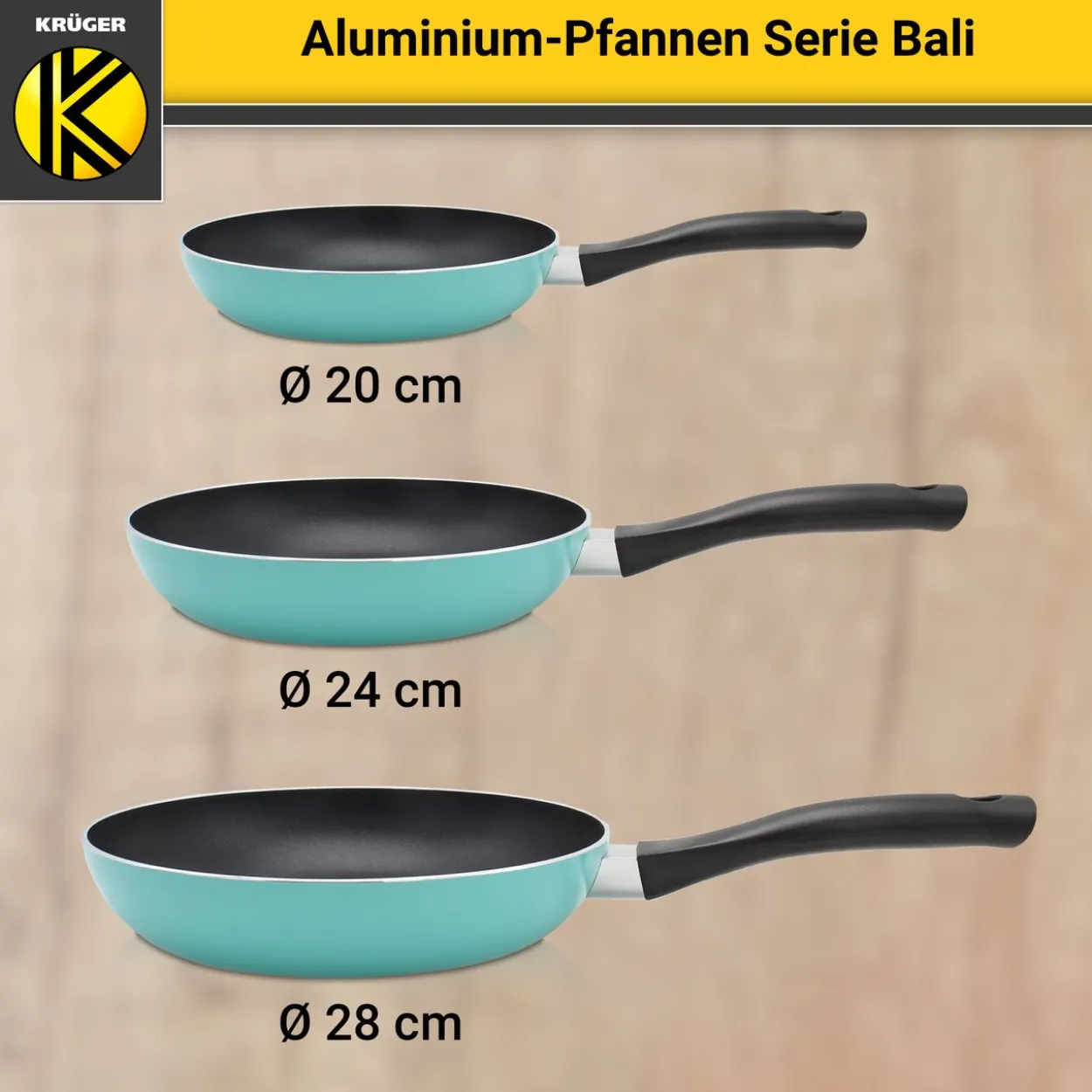 Aluminium Pfanne Bali, 28 cm