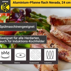 Aluminium Pfanne NEVADA, 24 cm