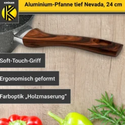 Aluminium Pfanne NEVADA tief, 24 cm