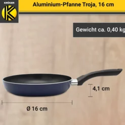 Aluminium Pfanne Troja, 16 cm