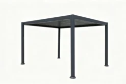 Alu-Pergola mit verstellbaren Lamellen ca. 300 × 360 × 230 cm - Anthrazit