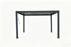 Alu-Pergola mit verstellbaren Lamellen ca. 300 × 360 × 230 cm - Anthrazit